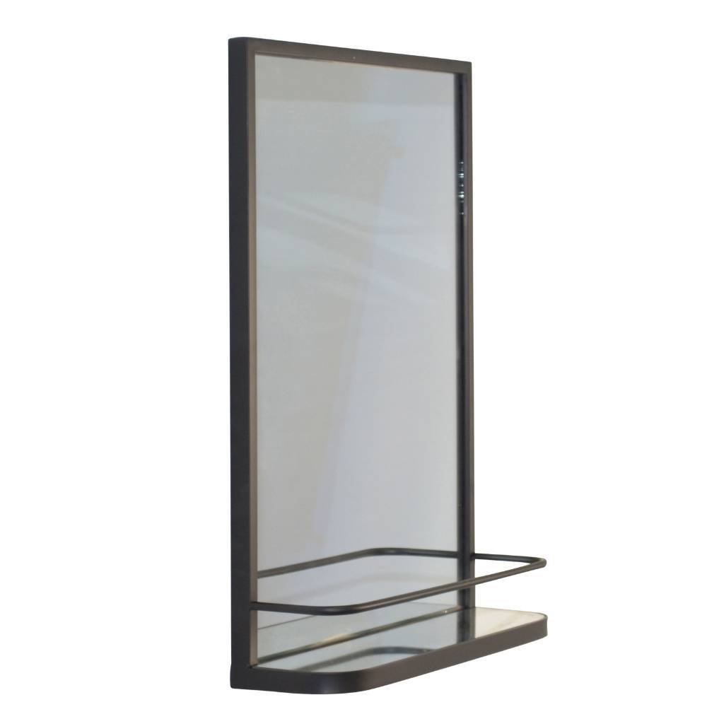 Wandspiegel mit Ablage aus Spiegelglas - Exeta