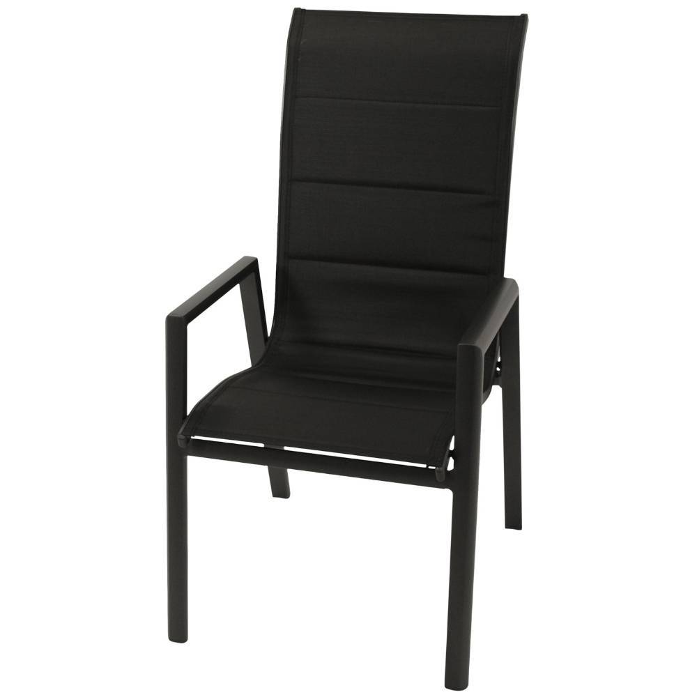 Outdoorsessel in Schwarz und Anthrazit - Jooma (6er Set)