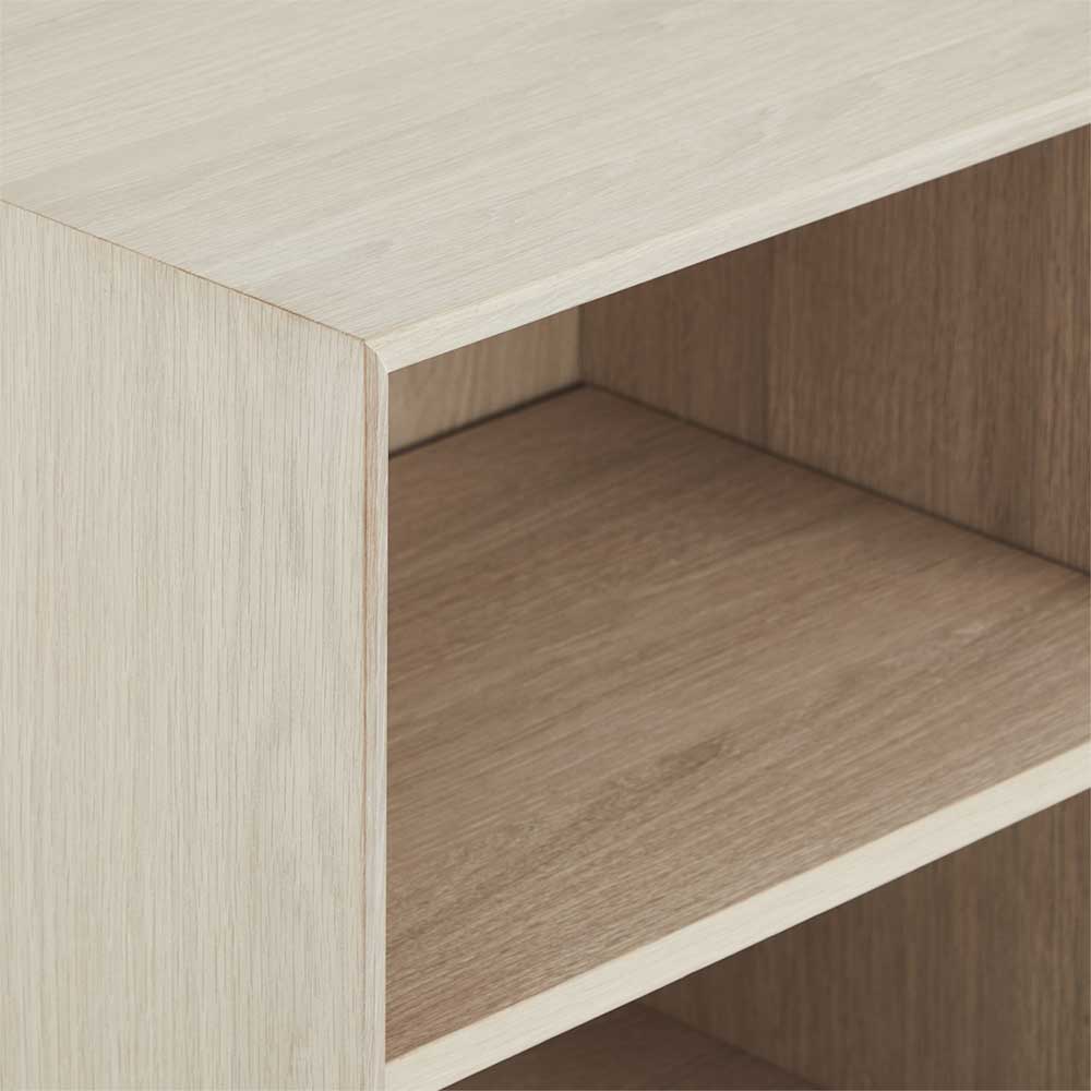 Skandi Highboard in Eiche Weiß - Lametla