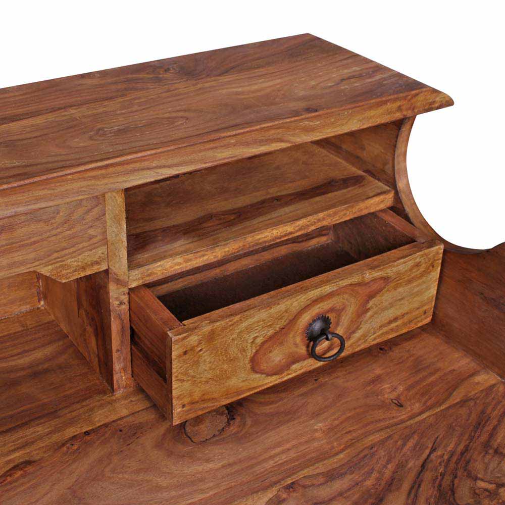 Holz Schreibtisch Pisinon im Landhausstil