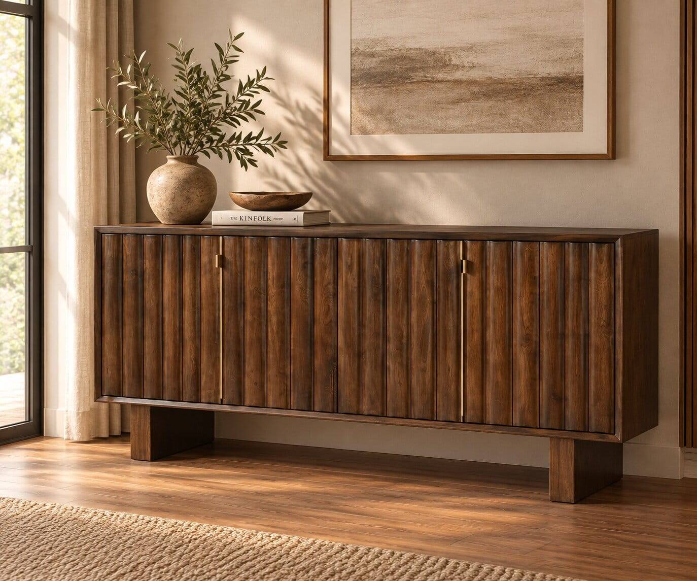 180cm Sideboard aus Mangoholz - Tanky