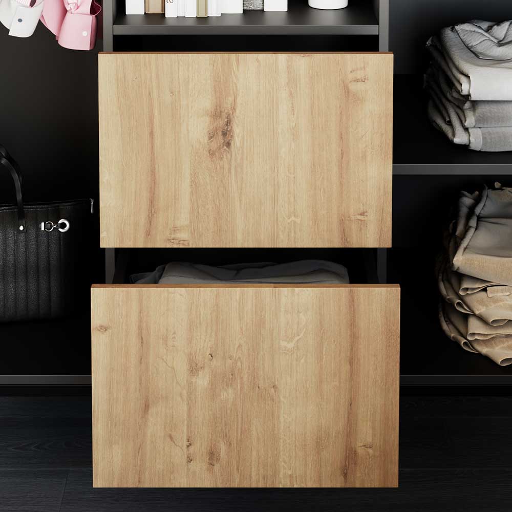 Kleiderschrank in Wildeiche Optik - Cavan