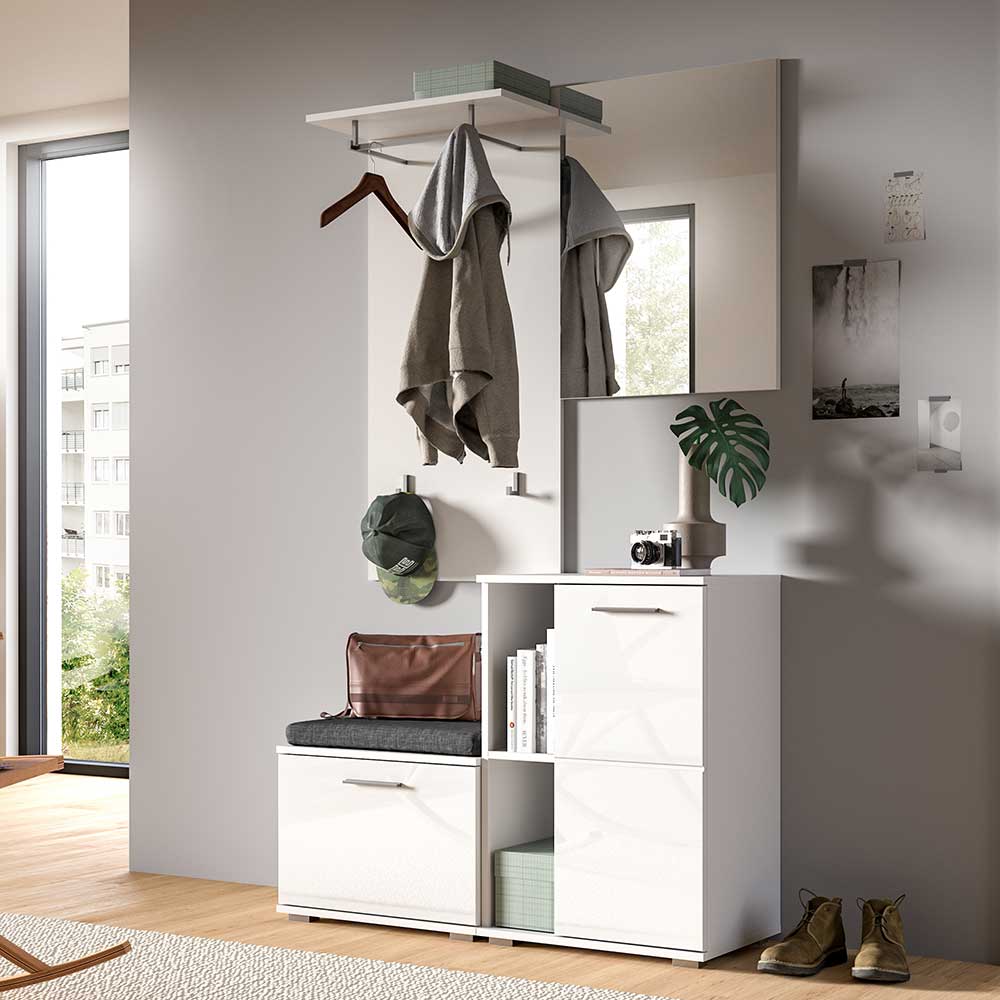 Vierteiliges Garderobenmöbel  Set in modernem Design - Rugova