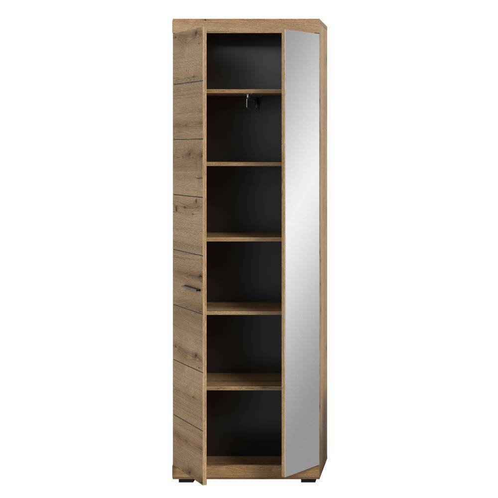 Garderobenschrank in Wildeiche Holzoptik - Babaco