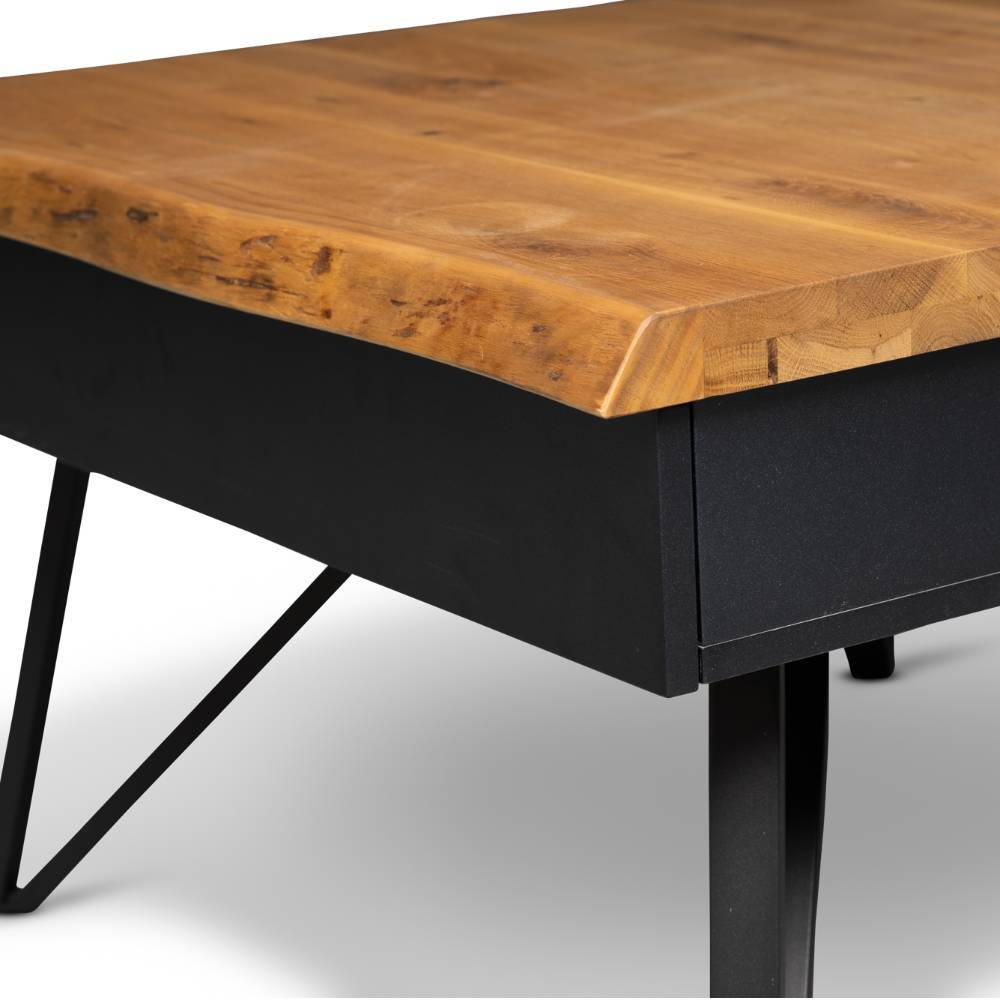 Design Wohnzimmertisch mit zwei Schubladen - Fiolpedo