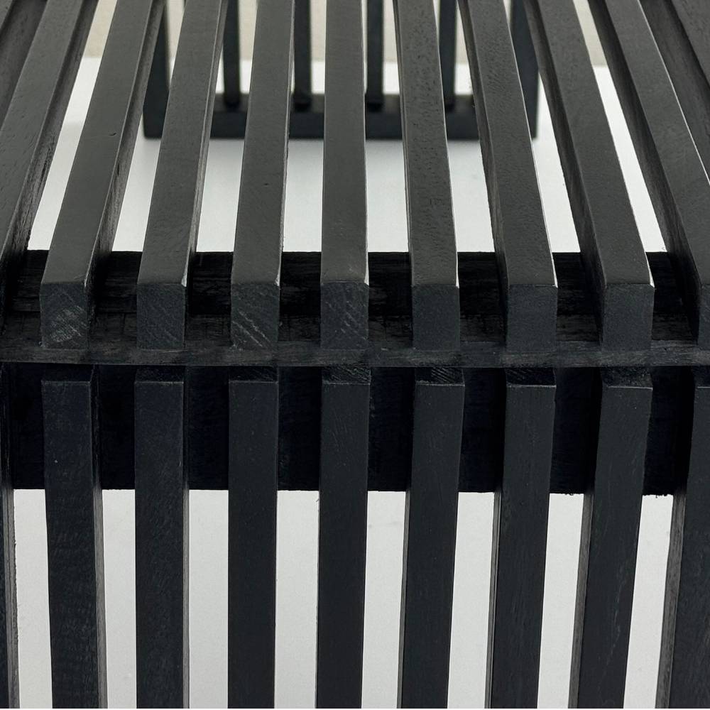Design-Garderobenbank in Schwarz - Andarina