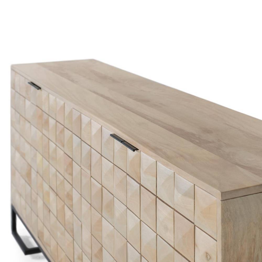 Massivholz Sideboard modern - Perolyn