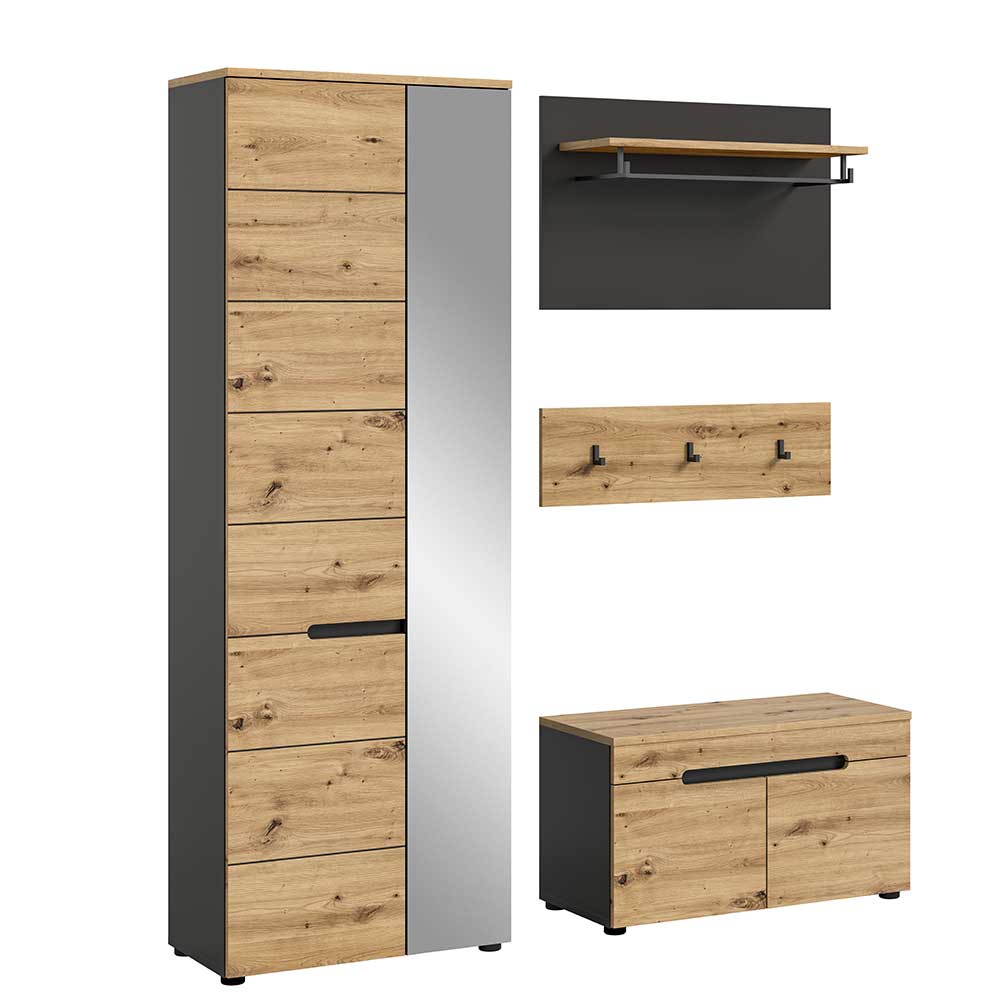 Flurmöbel Set modern - Norja (vierteilig)