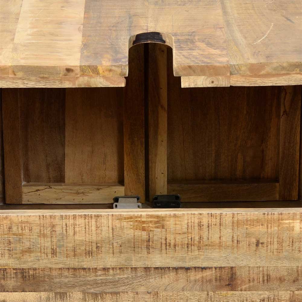 Industry Badezimmer Einrichtung aus Holz - Indri (dreiteilig)