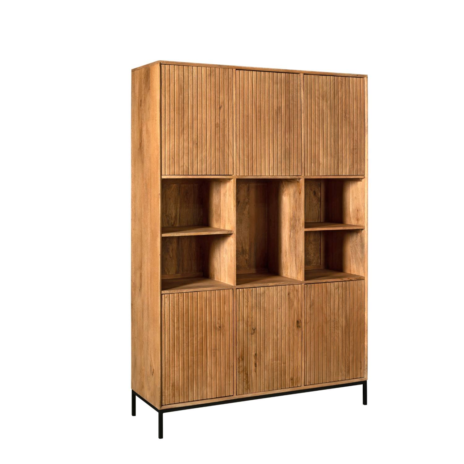 Regalschrank aus massivem Holz - Kojas
