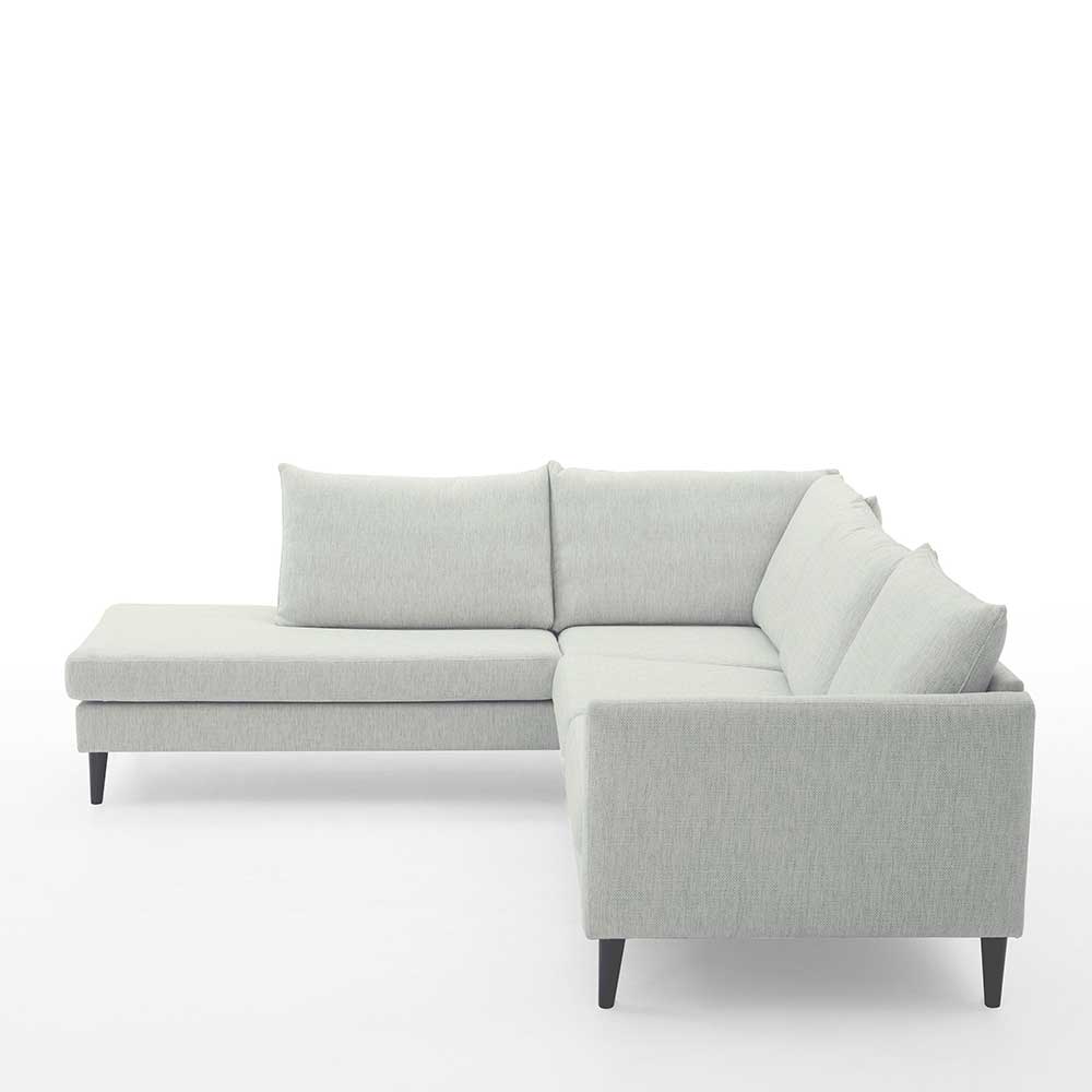 Ecksofa L-Couch in Offwhite - Udessa
