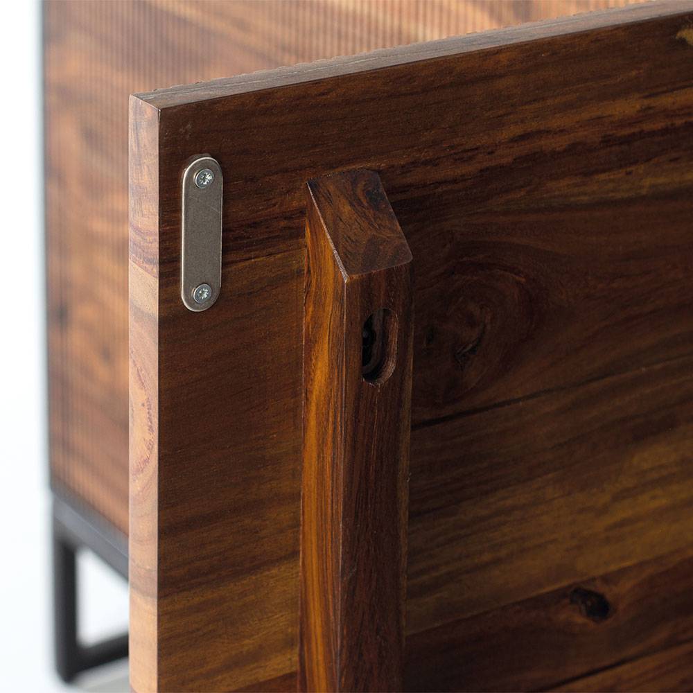 Design-Sideboard aus Mangoholz und Palisander - Ondarroa