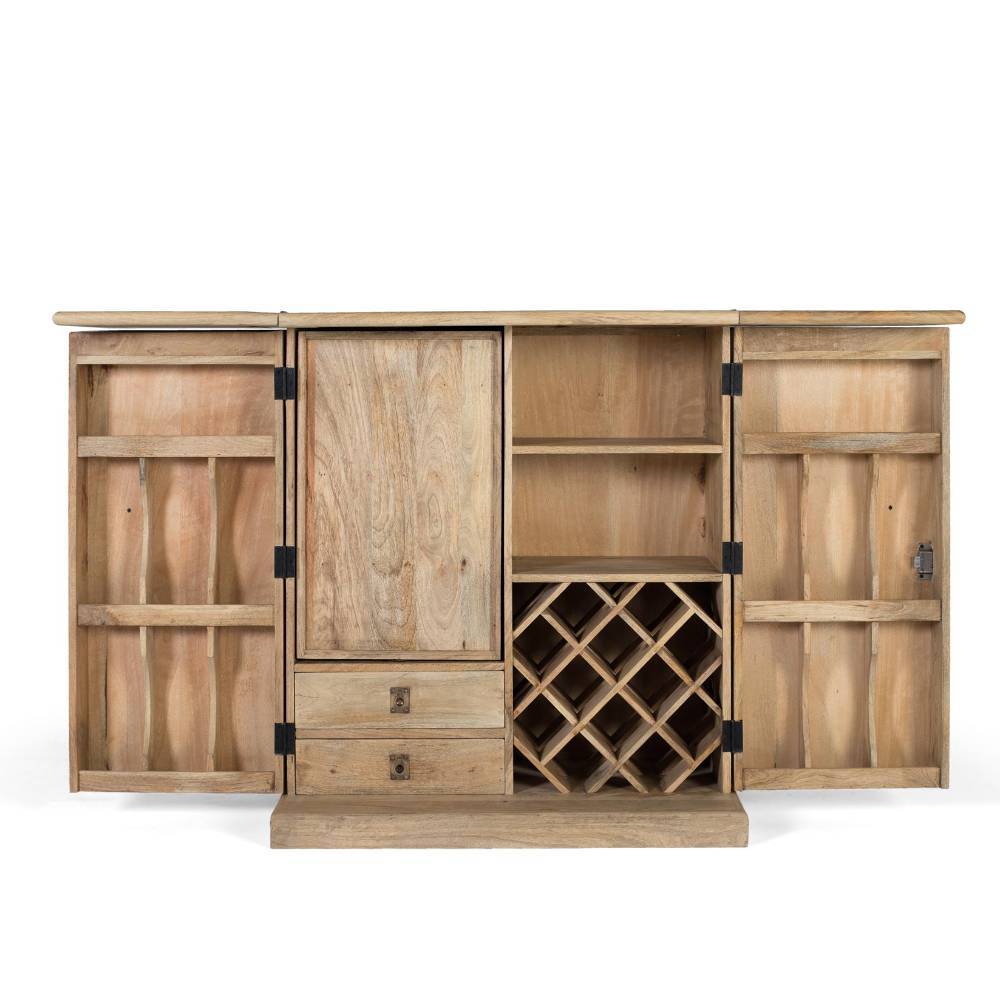 Design-Barschrank aus Mangoholz - Store