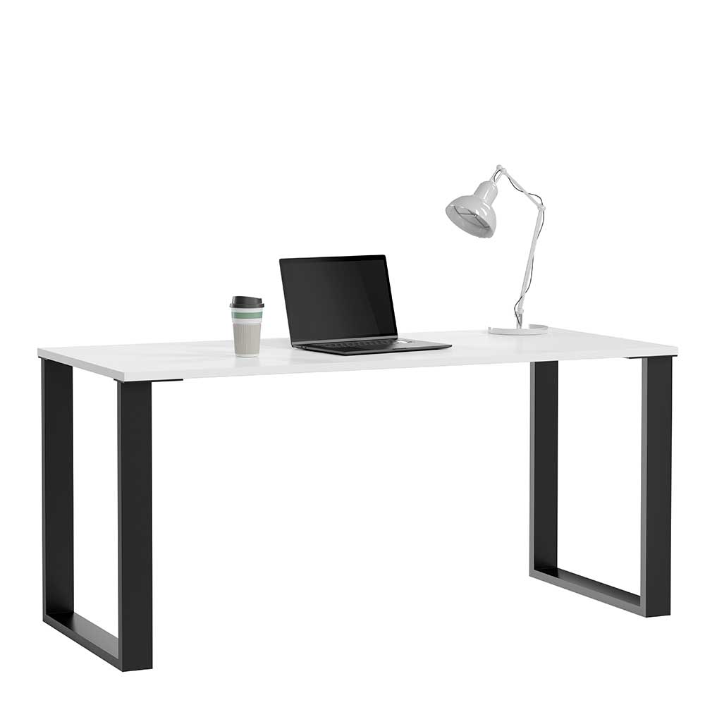Schreibtisch in Weiß & Schwarz - Segin