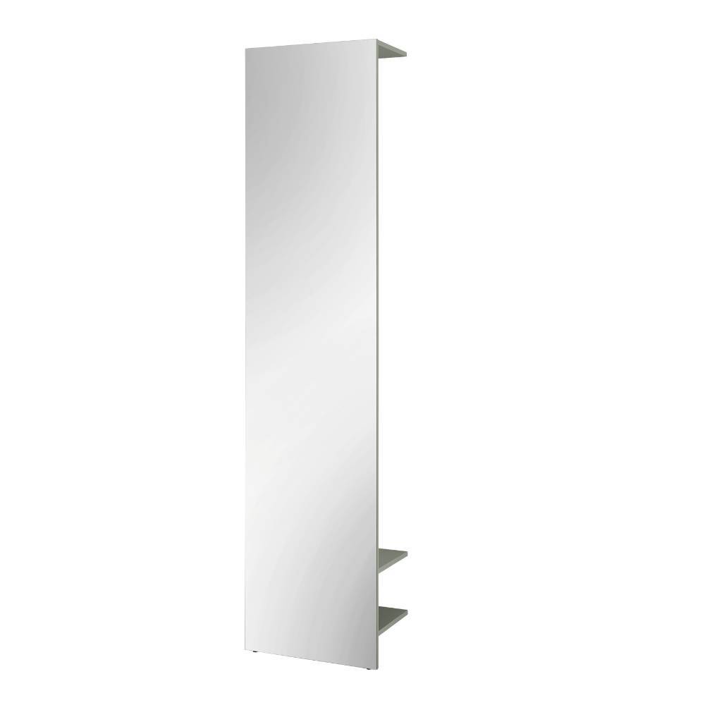 Garderobe mit Spiegelfront in Graugrün - Socotta