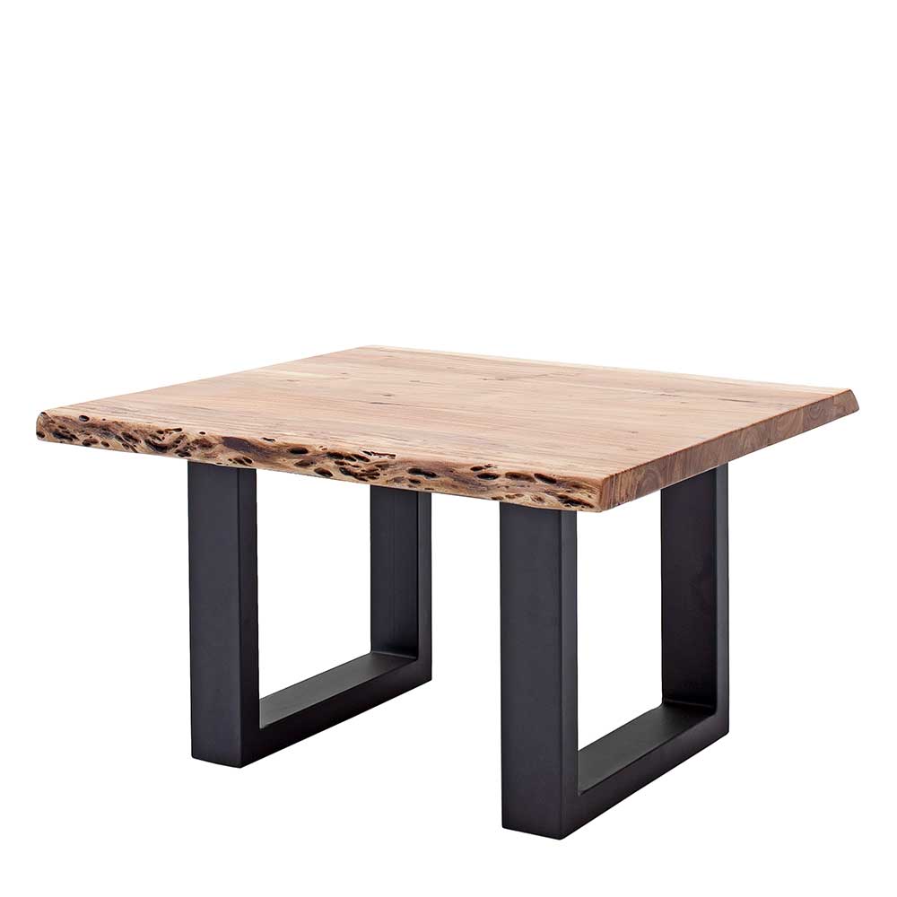 Couchtisch mit Naturkanten Holzplatte - Iliam
