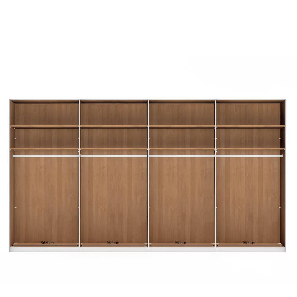 216 cm hoher XXL-Kleiderschrank in Erle - Murray
