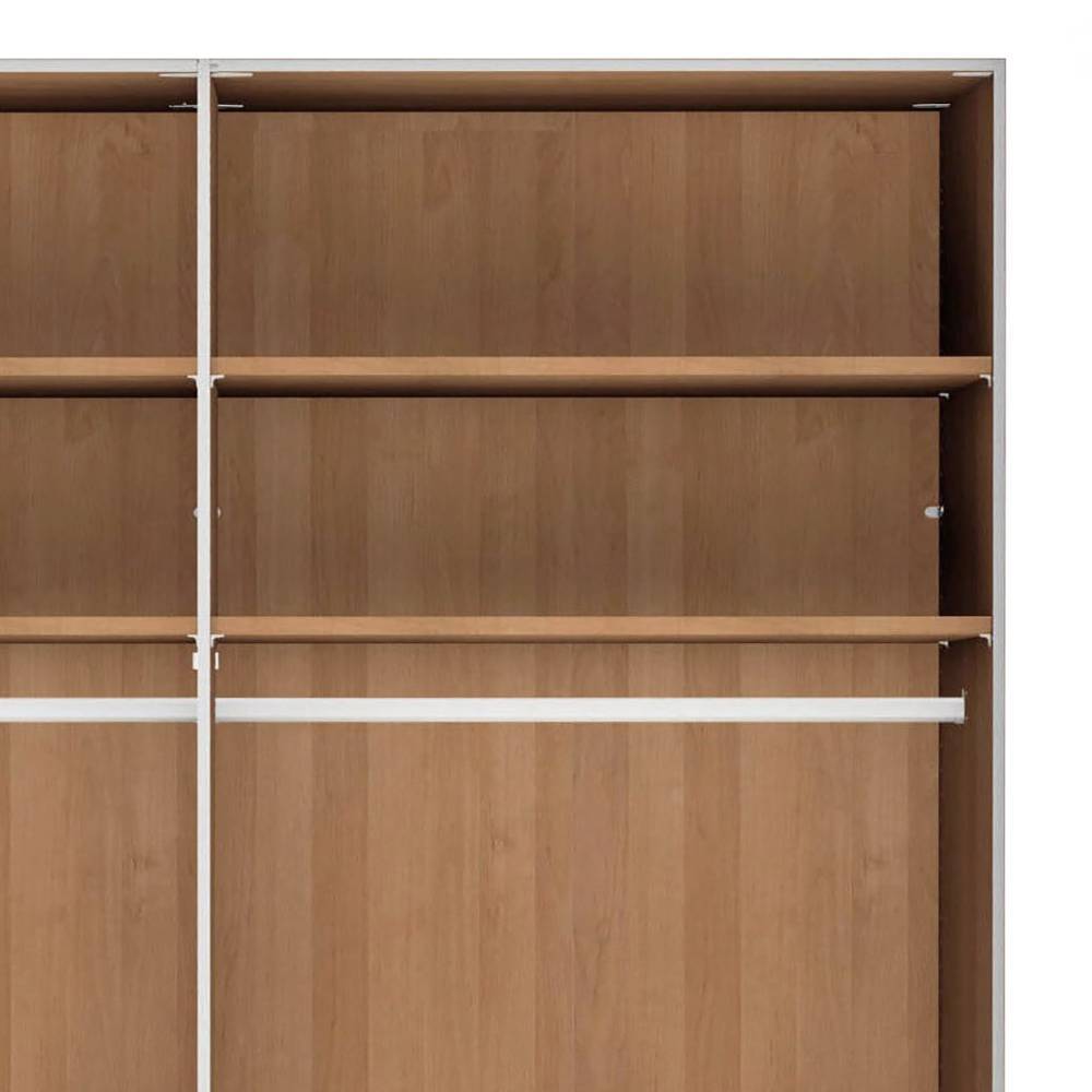4-türiger Schlafzimmerschrank teilmassiv - Crucav
