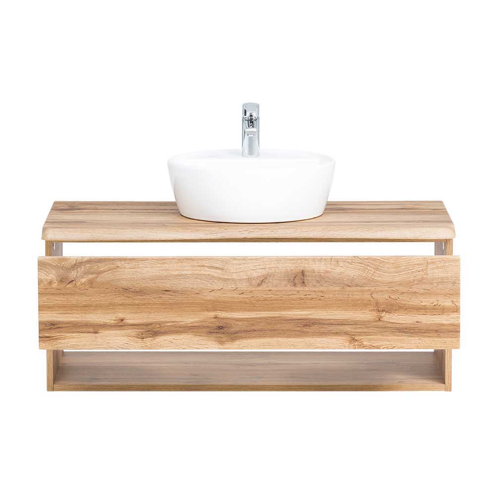 Badezimmer Einrichtung im Holz Look - Tofias (fünfteilig)
