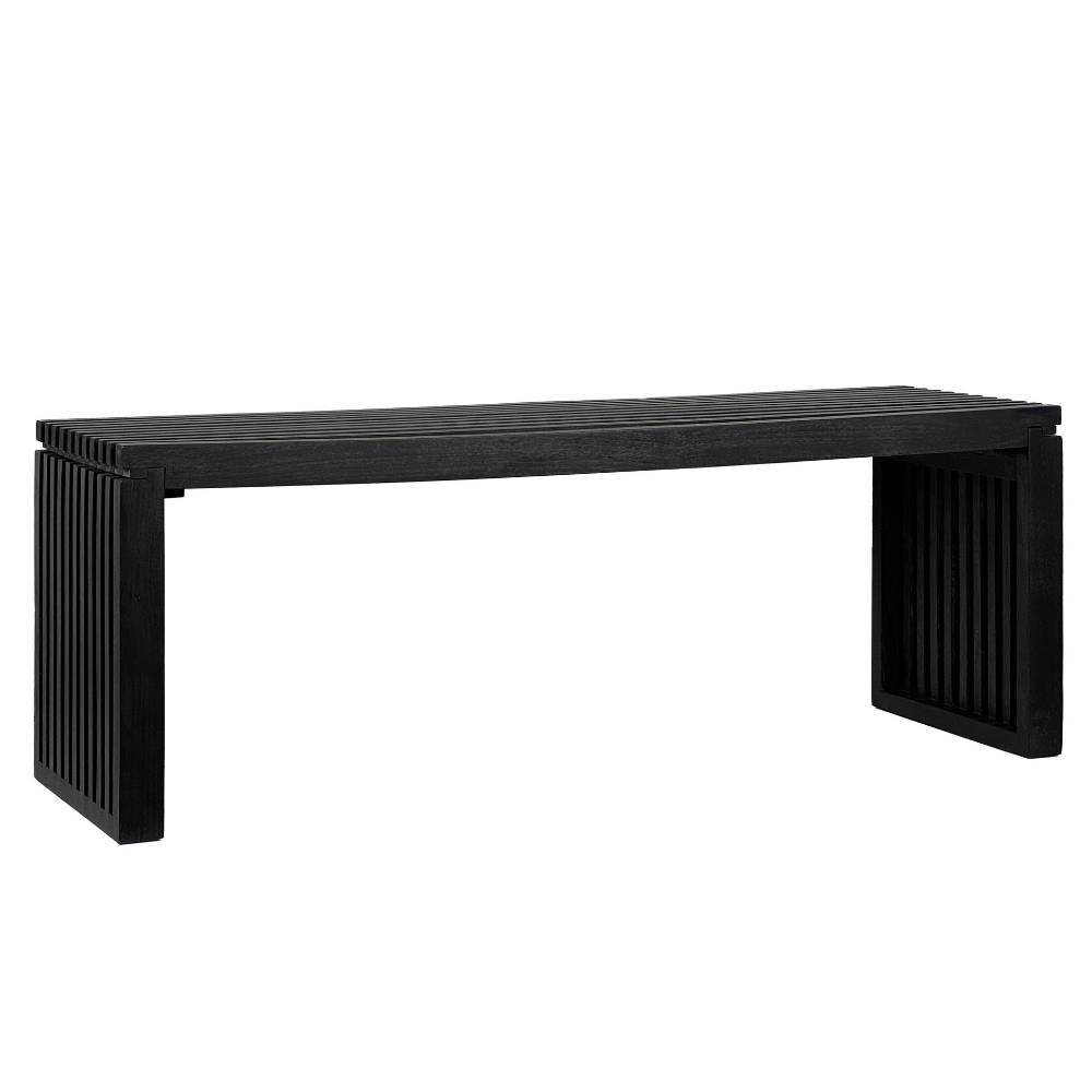 Design-Garderobenbank in Schwarz - Andarina