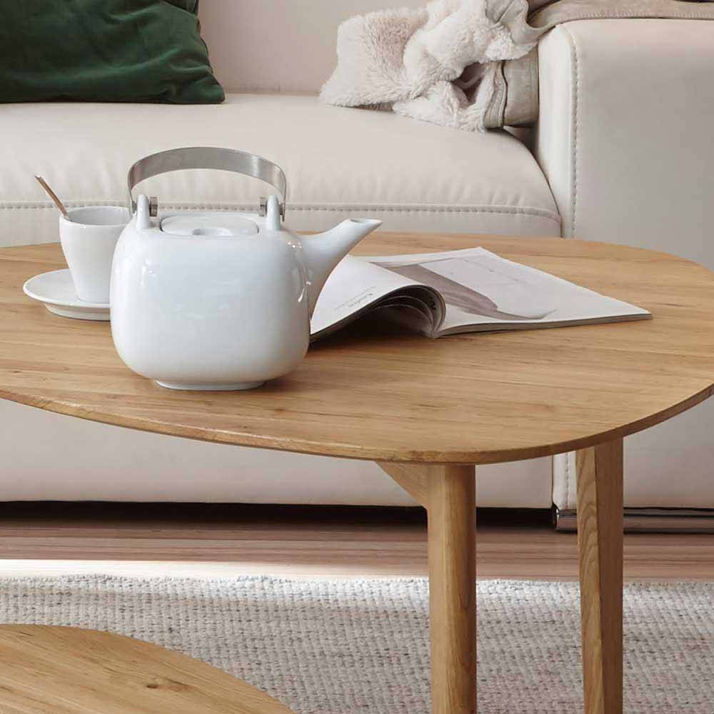 Couchtisch Trio in Wankel Design - Baltra (dreiteilig)