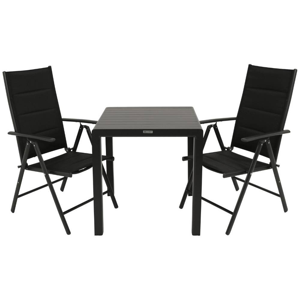 Zwei Klappsessel und Gartentisch Set - Cow (dreiteilig)