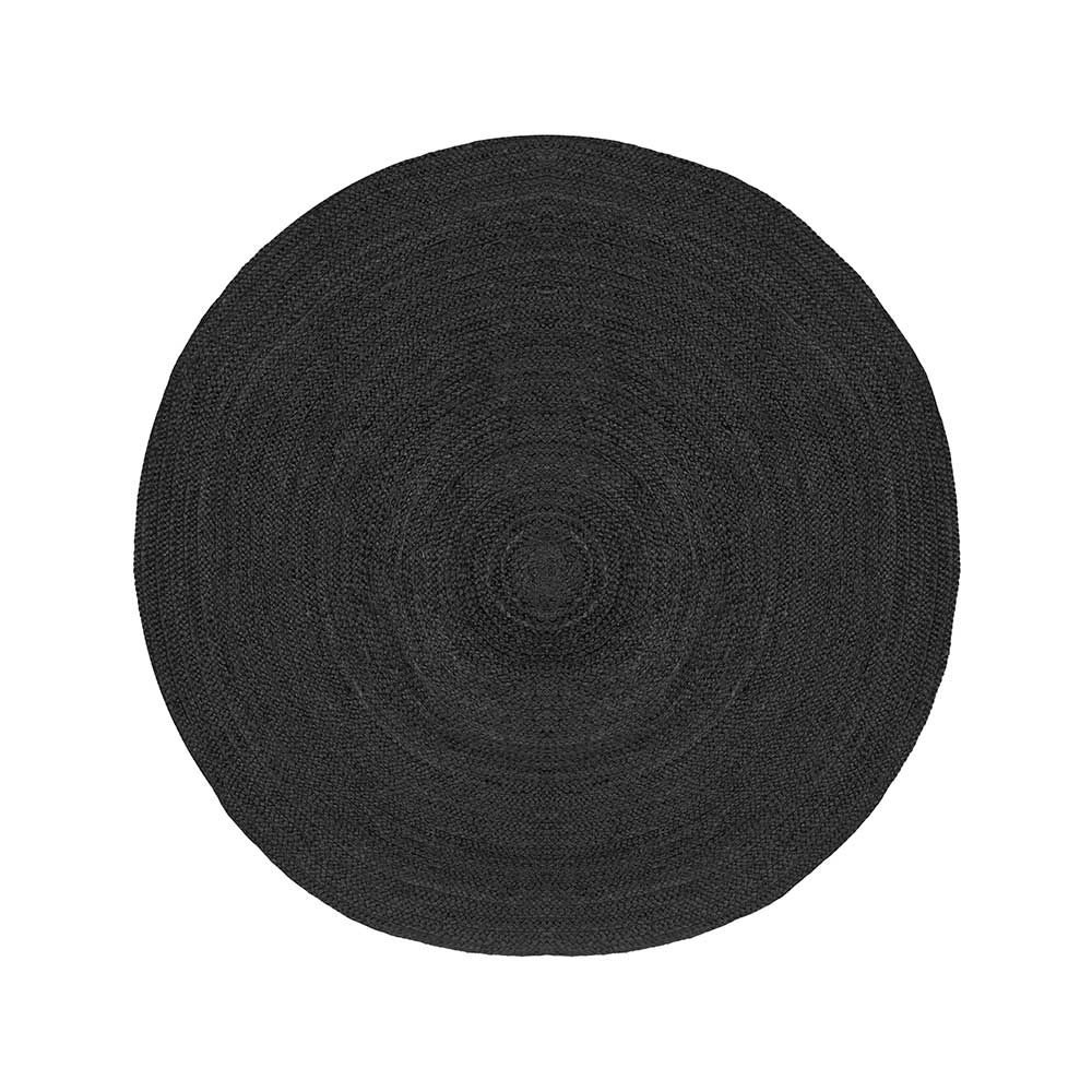 Schwarzer Teppich aus Jute - Cerbula
