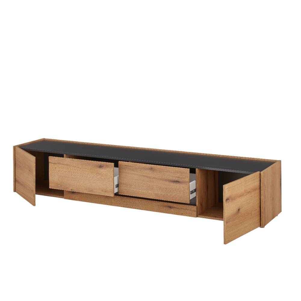Wandregal-Paneel und TV-Lowboard Set - Colomania (zweiteilig)