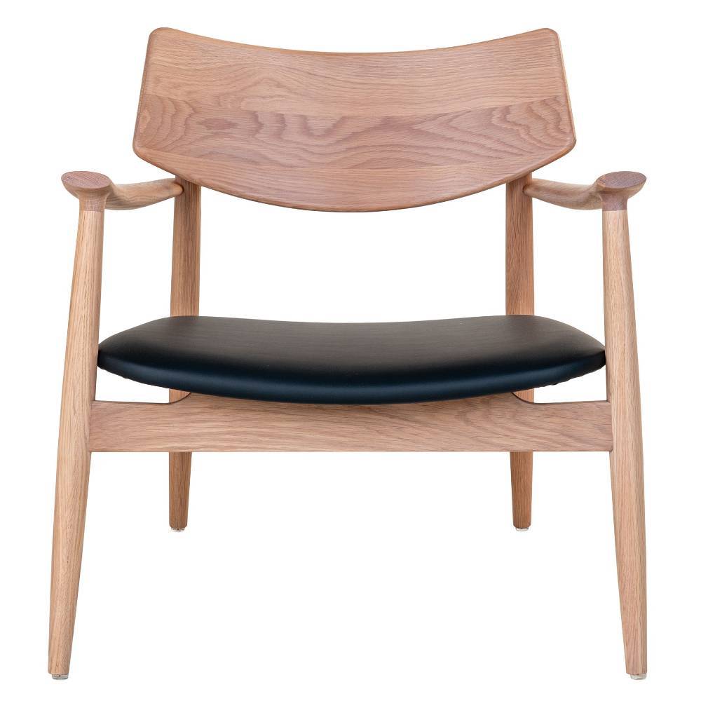 Design-Loungestuhl aus Eichenholz - Luke