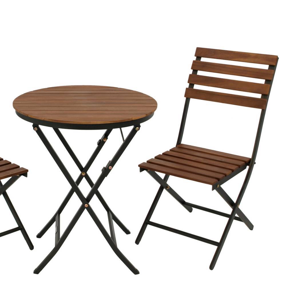 Balkon Biergarten-Set klassisch - Mendoza (dreiteilig)