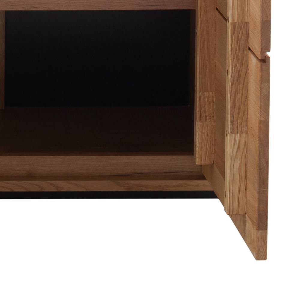 Schuhschrank in Wildeiche teilmassiv - Pulvaria