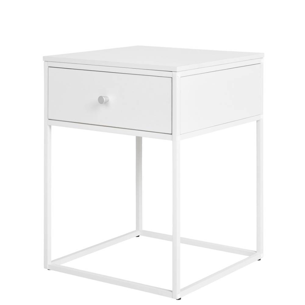 40x55x40 cm Nachttisch in Weiß - Vignola