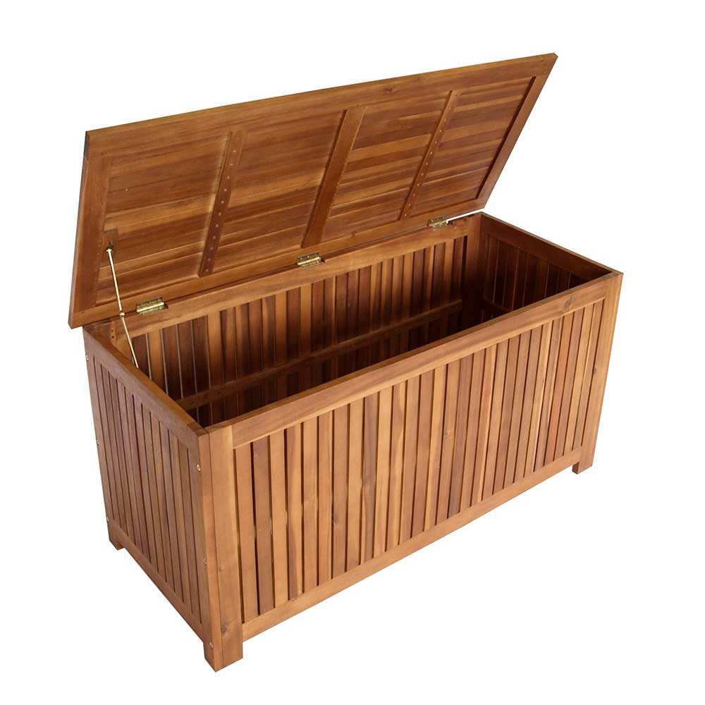 Gartenstühle Auflagenbox aus Akazie Massivholz - Nurana