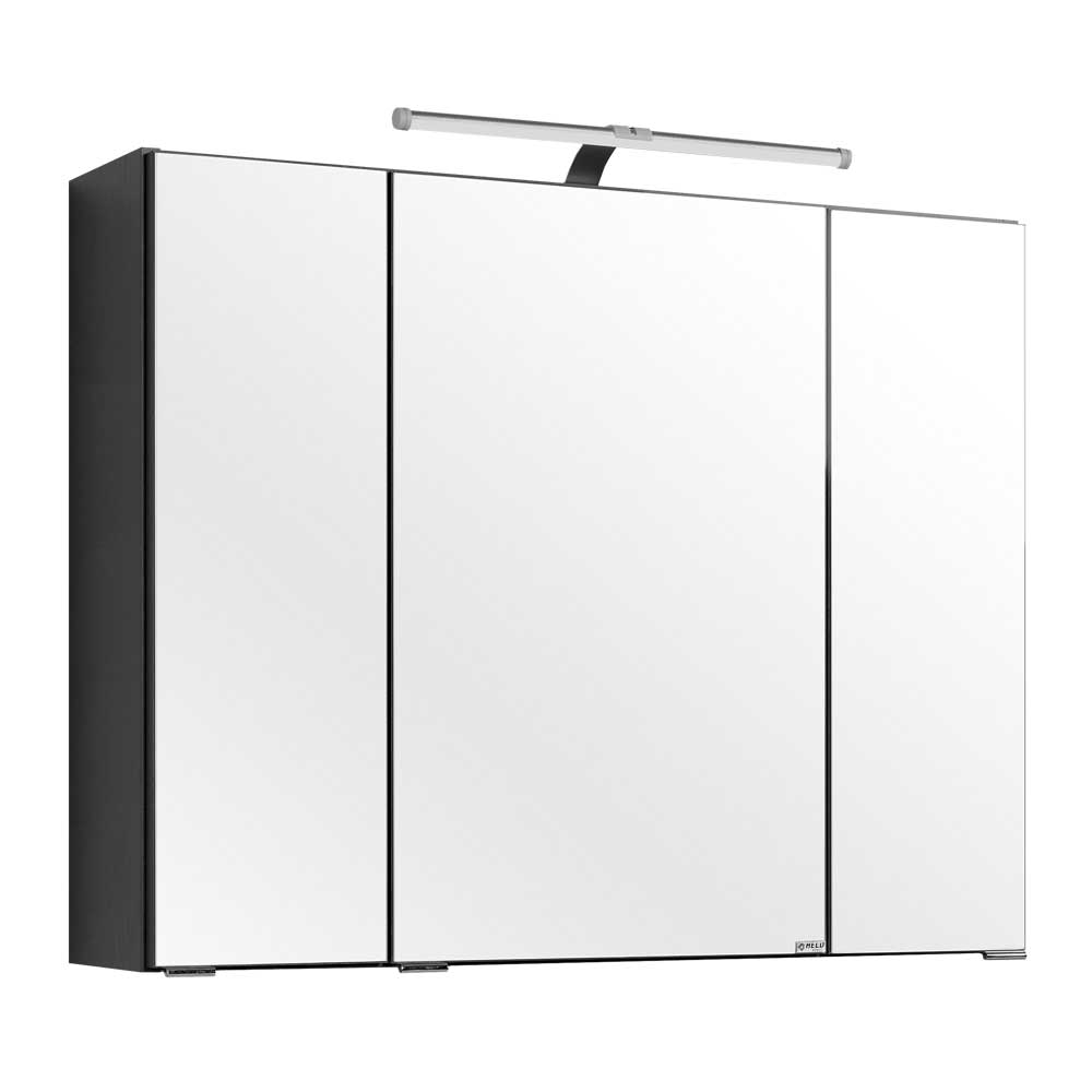80cm breiter Waschtisch & Spiegelschrank - Juventuda (zweiteilig)