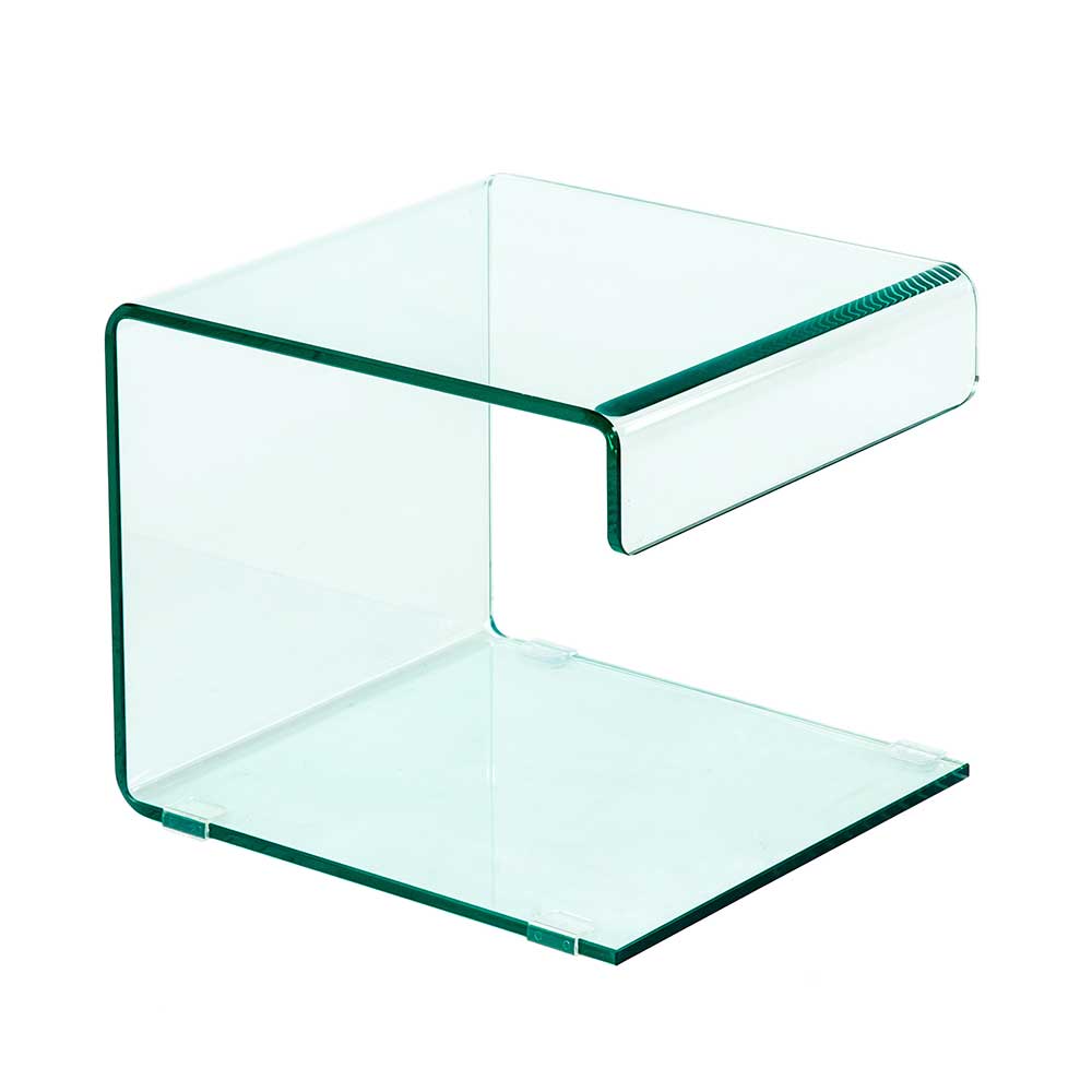 Design Beistelltisch komplett aus Glas - Patino
