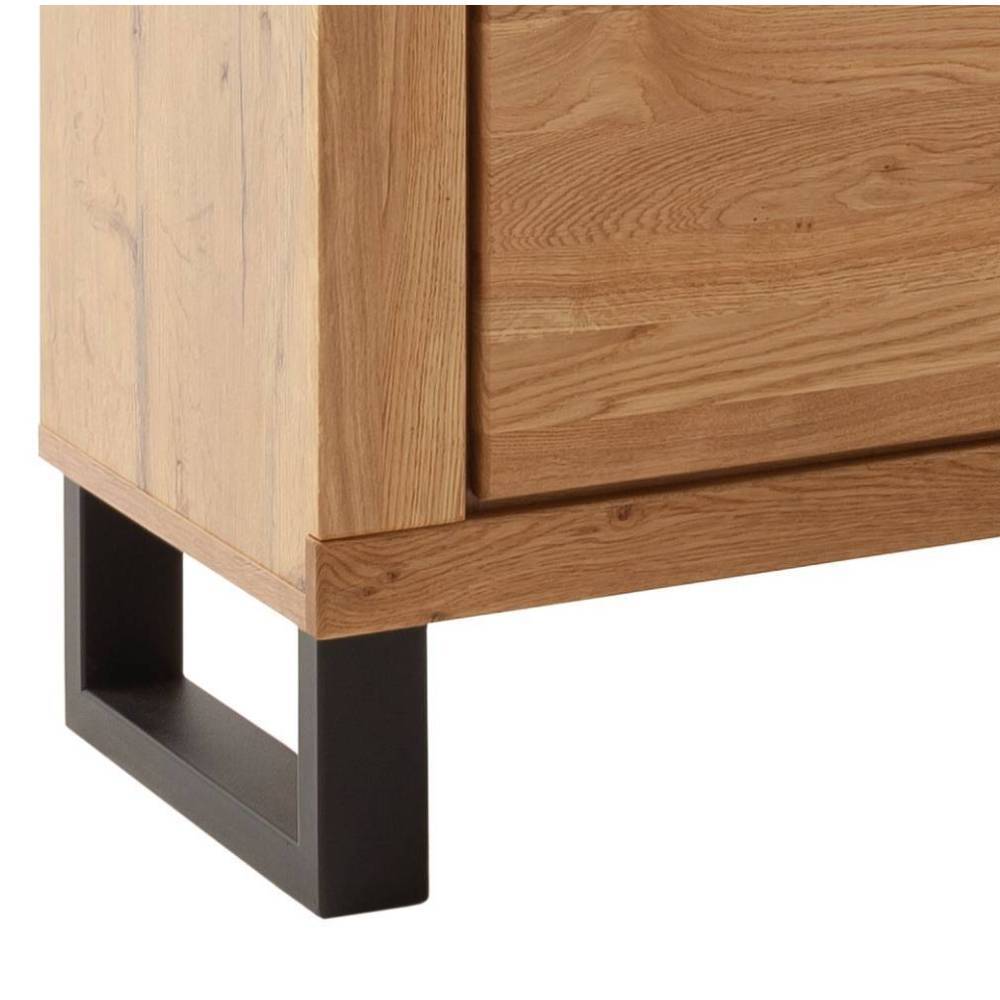 Highboard mit Glas in Wildeiche - Scarlett