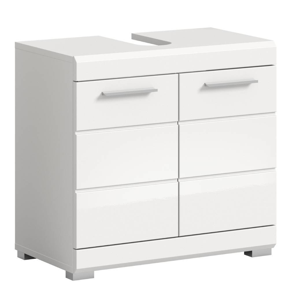 Badmöbel und Waschmaschinenüberbau Set - Henriette (vierteilig)