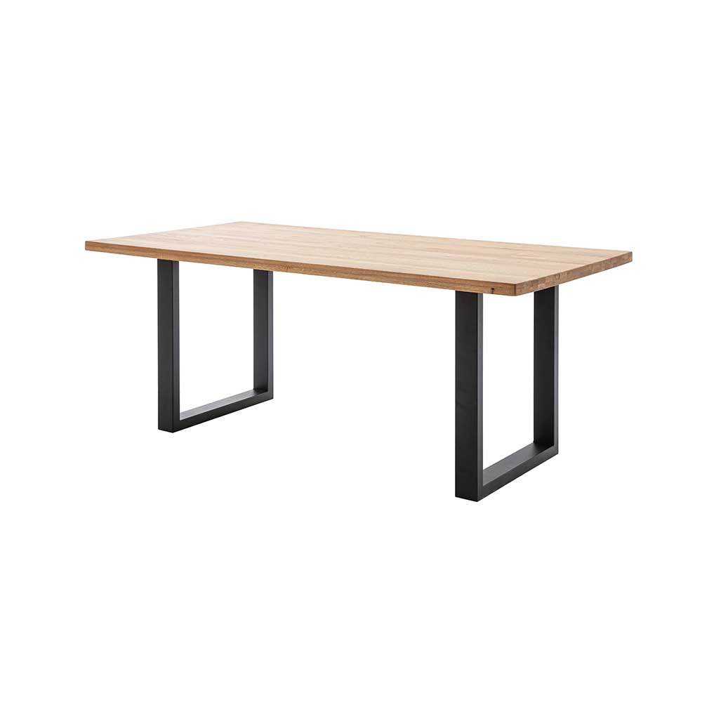 180x90 Esstisch aus Wildeiche Massivholz - Nikido