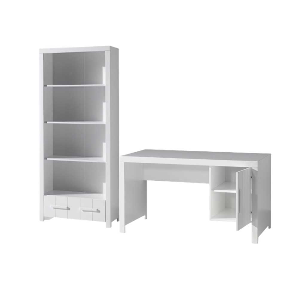 Kinder Schreibtisch und Regal Set - Ellen (zweiteilig)