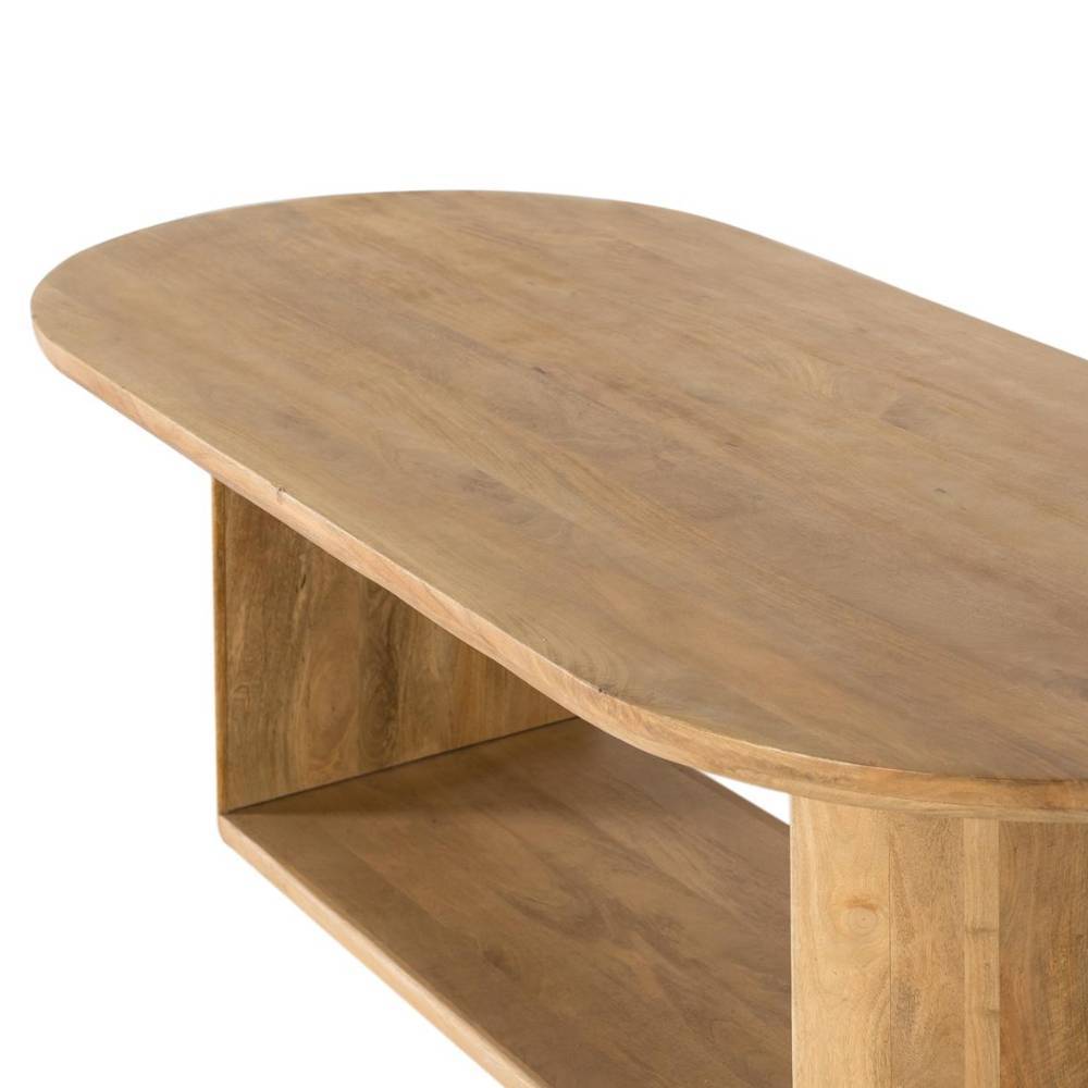 Design-Esstisch aus Mangobaum Massivholz - Jacqueline