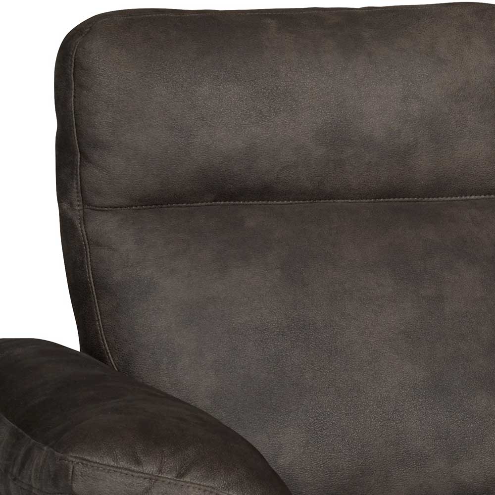 Braunes 2er Sofa mit Relaxfunktion - Extrados