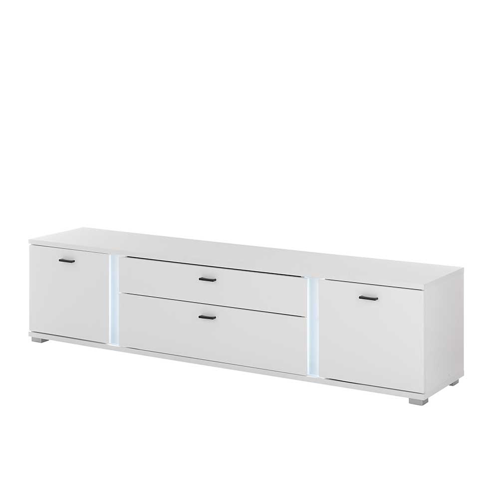 Wohnwandmöbel mit LED Licht Set - Tirol (vierteilig)