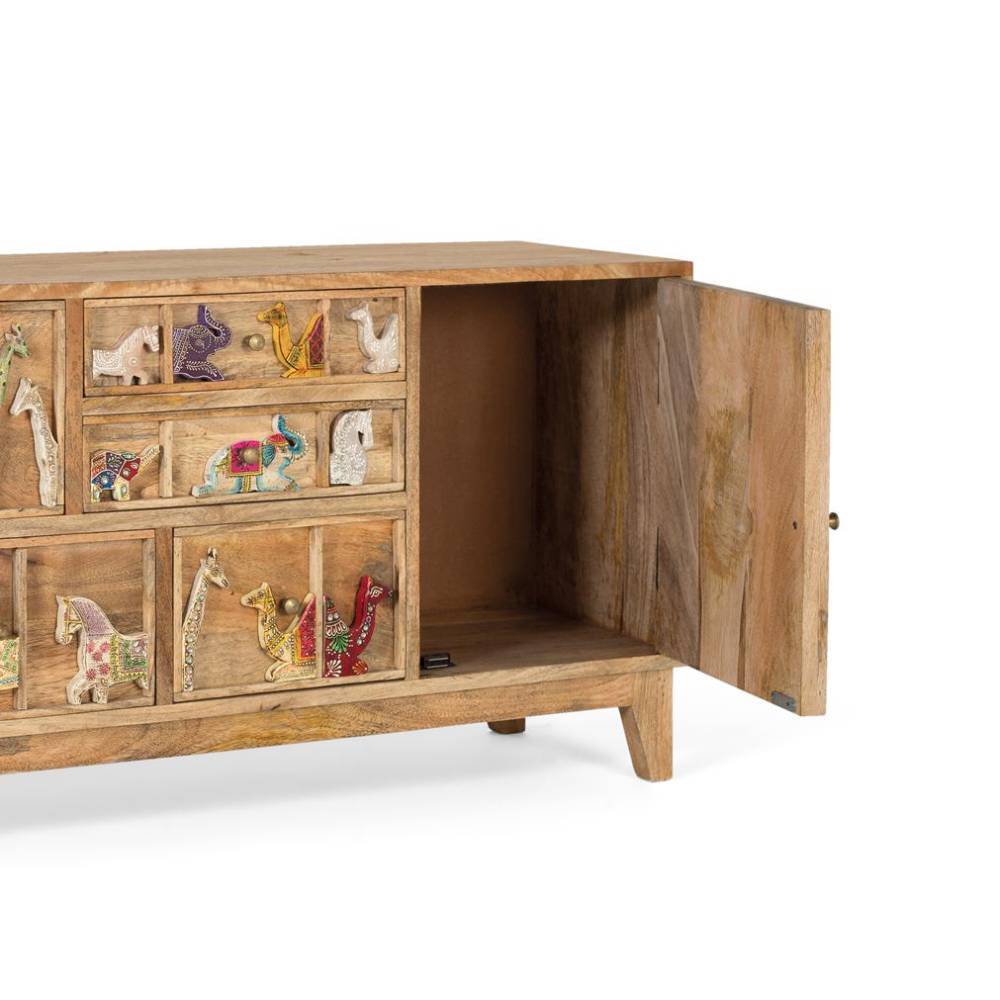 Design-Kommode mit Tiermotiven - Castor