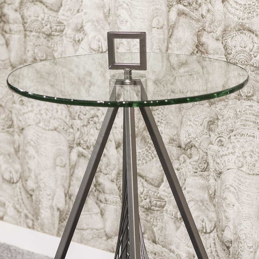 45x57x45 Tisch mit Design Pyramiden Gestell - Soveltra