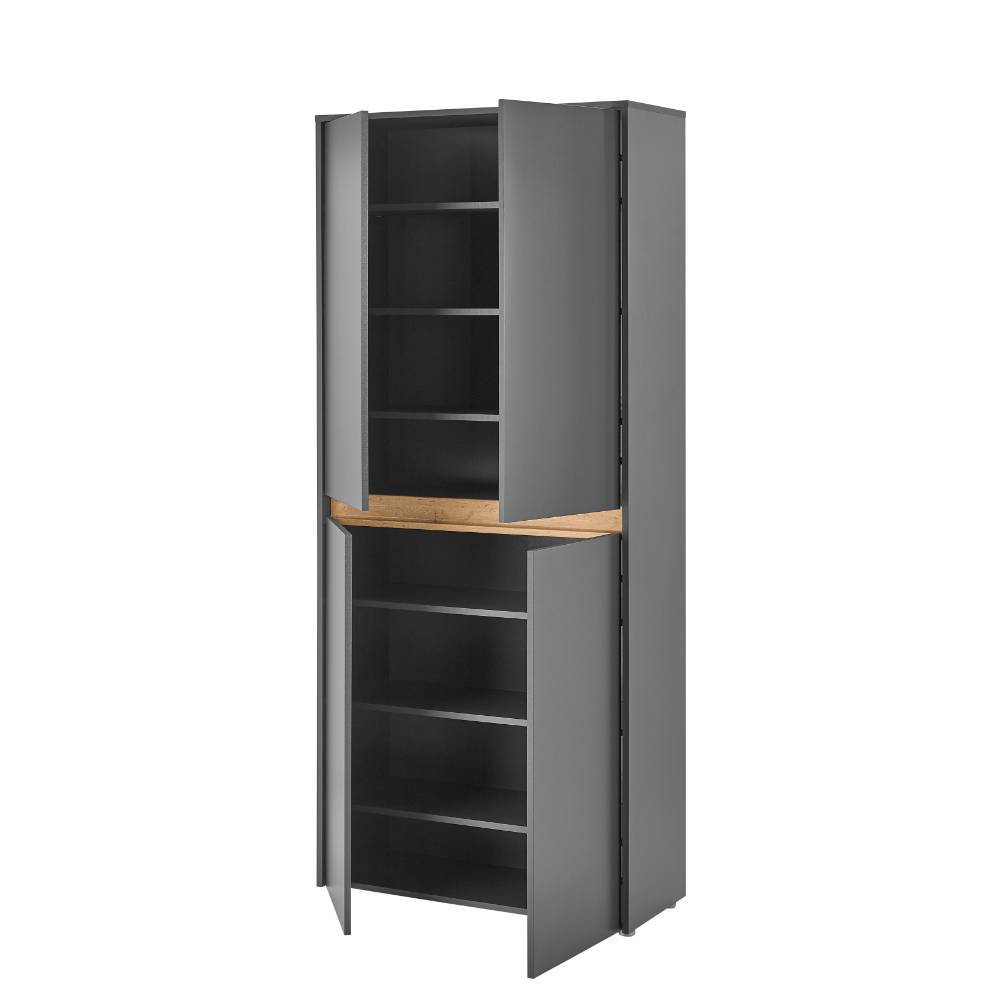 Flur Schrank und Vertiko Set modern - Ahilav (zweiteilig)