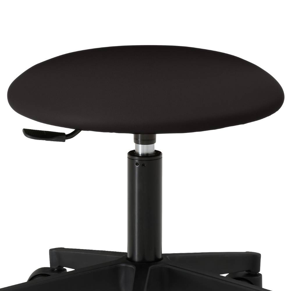 Office Arbeitshocker in Schwarz - Ozarro