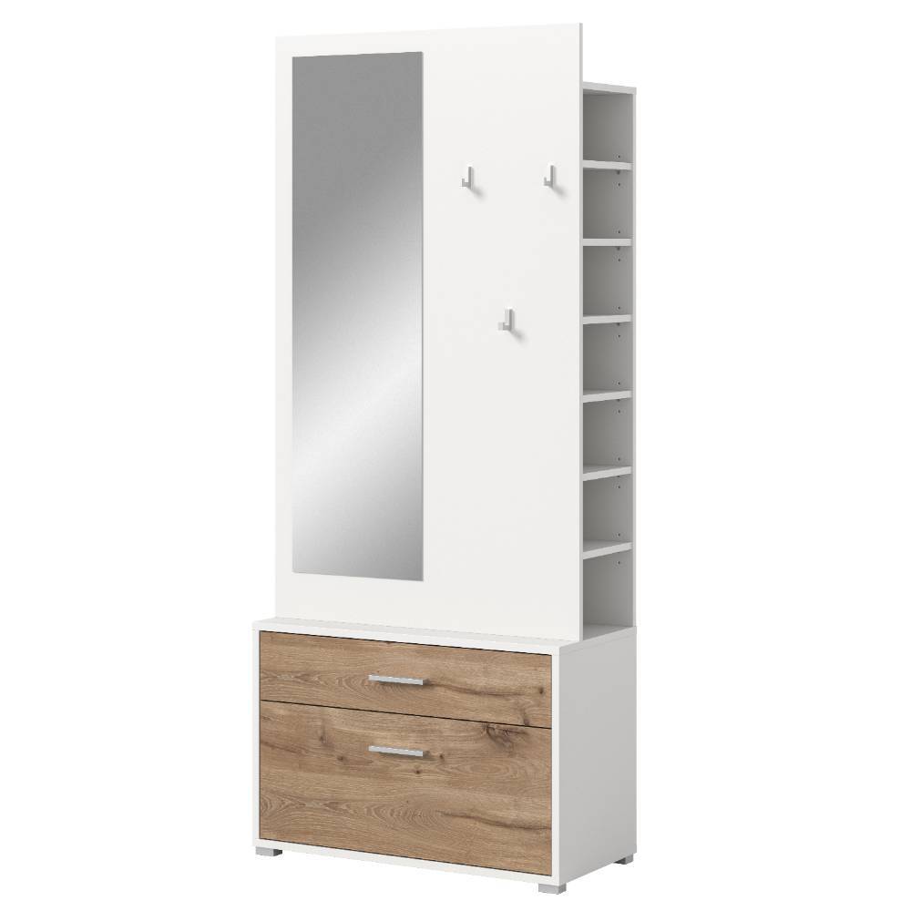 Komplettgarderobe in Weiß - Wakes