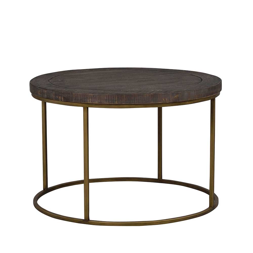 Runder Tisch Vivian aus 4 cm Kiefer Massivholz