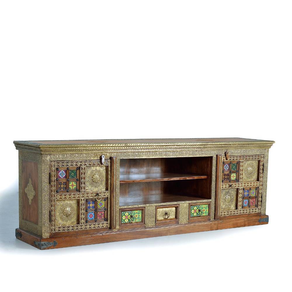 Boho Design-TV-Board - üppig verziert - Cardos