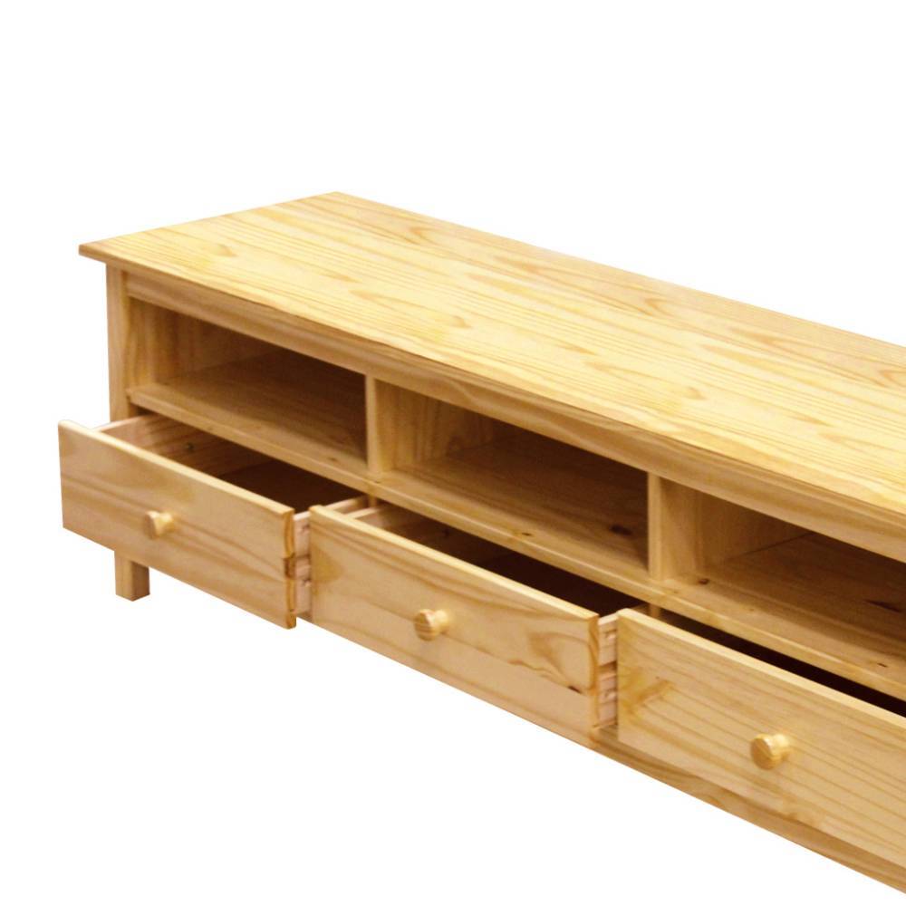 TV Lowboard aus Kiefer Massivholz - Ekorena
